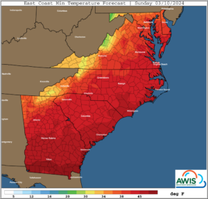 Cover photo for Frost Advisory: Mar 10-12 2024